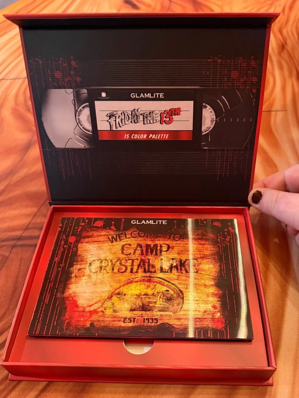 Glamlite Friday the 13th Camp Crystal Lake 15 Color Palette LIMITED EDITION